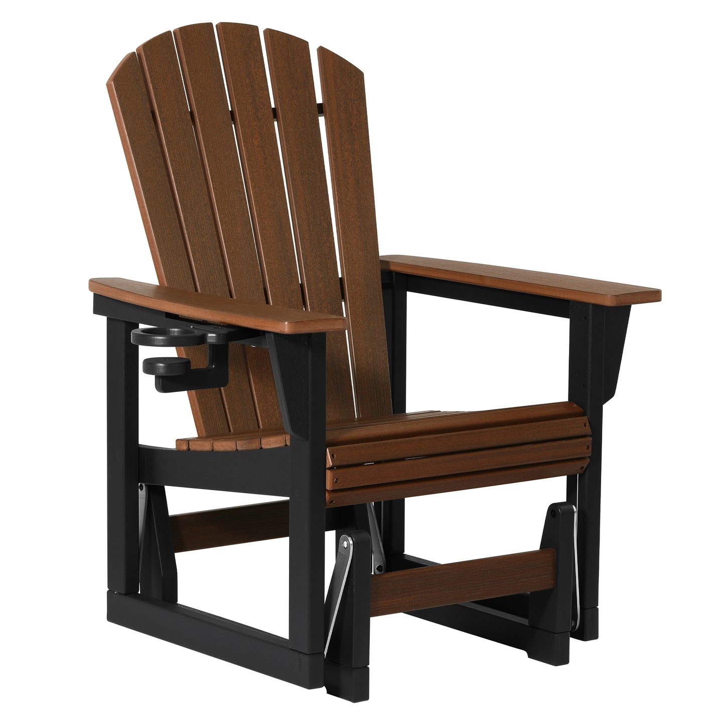 Heritage Ridge Adirondack Glider With Cup Holder