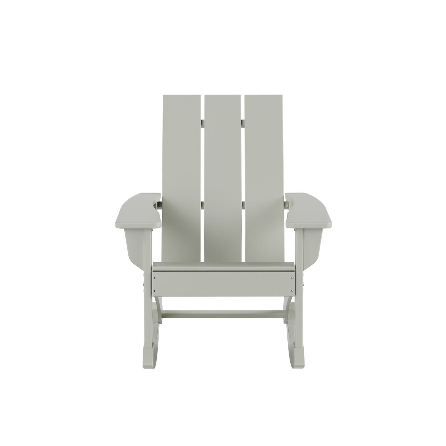 Malibu Modern All-Weather Outdoor Rocking Adirondack Chair