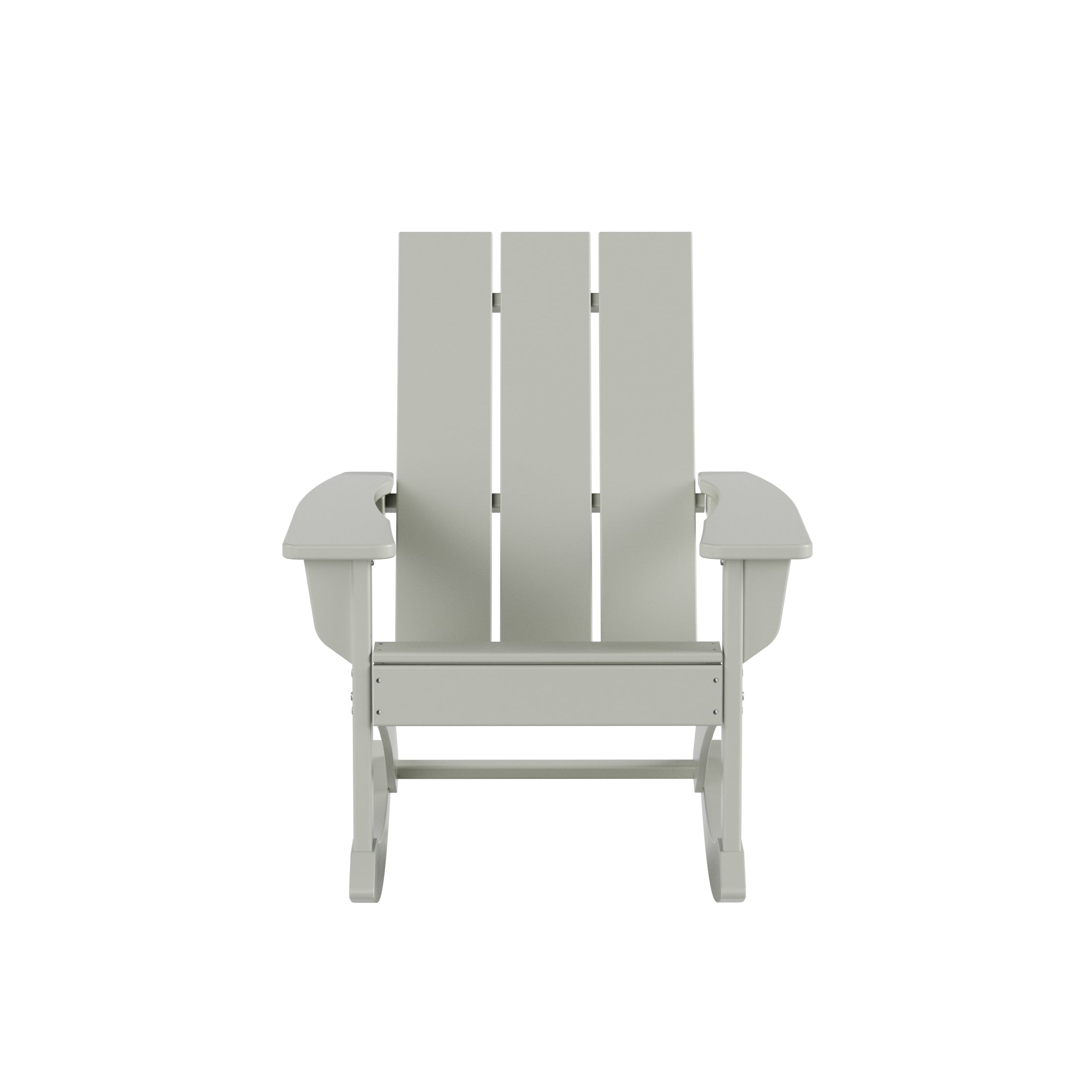 Malibu Modern All-Weather Outdoor Rocking Adirondack Chair