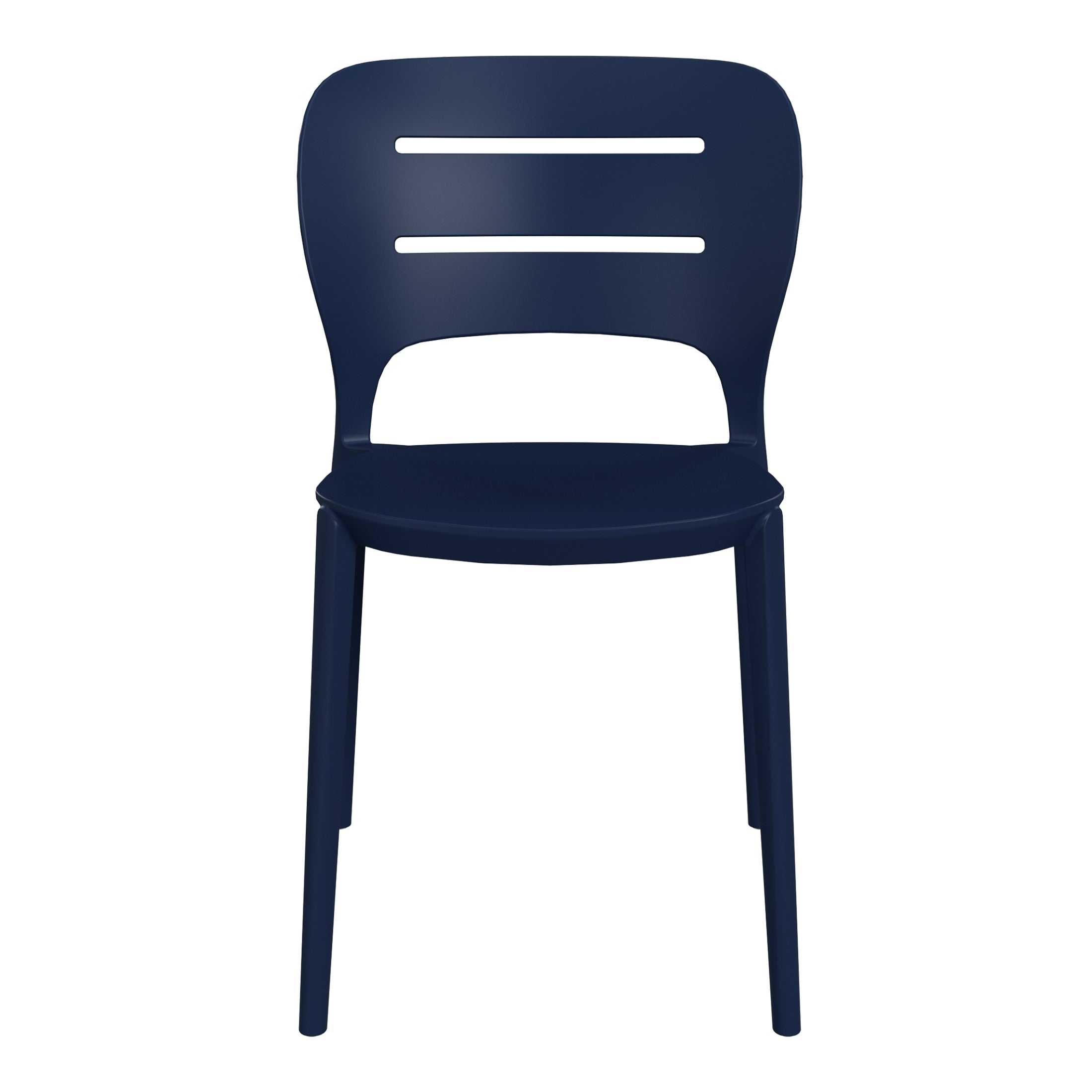 Patio Stacking Dining Side Chair (Set of 2)