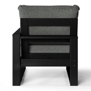 Signature All-Weather Outdoor Modular Patio Deep Seating Right Arm Chair (Right Arm Sectional Seat)