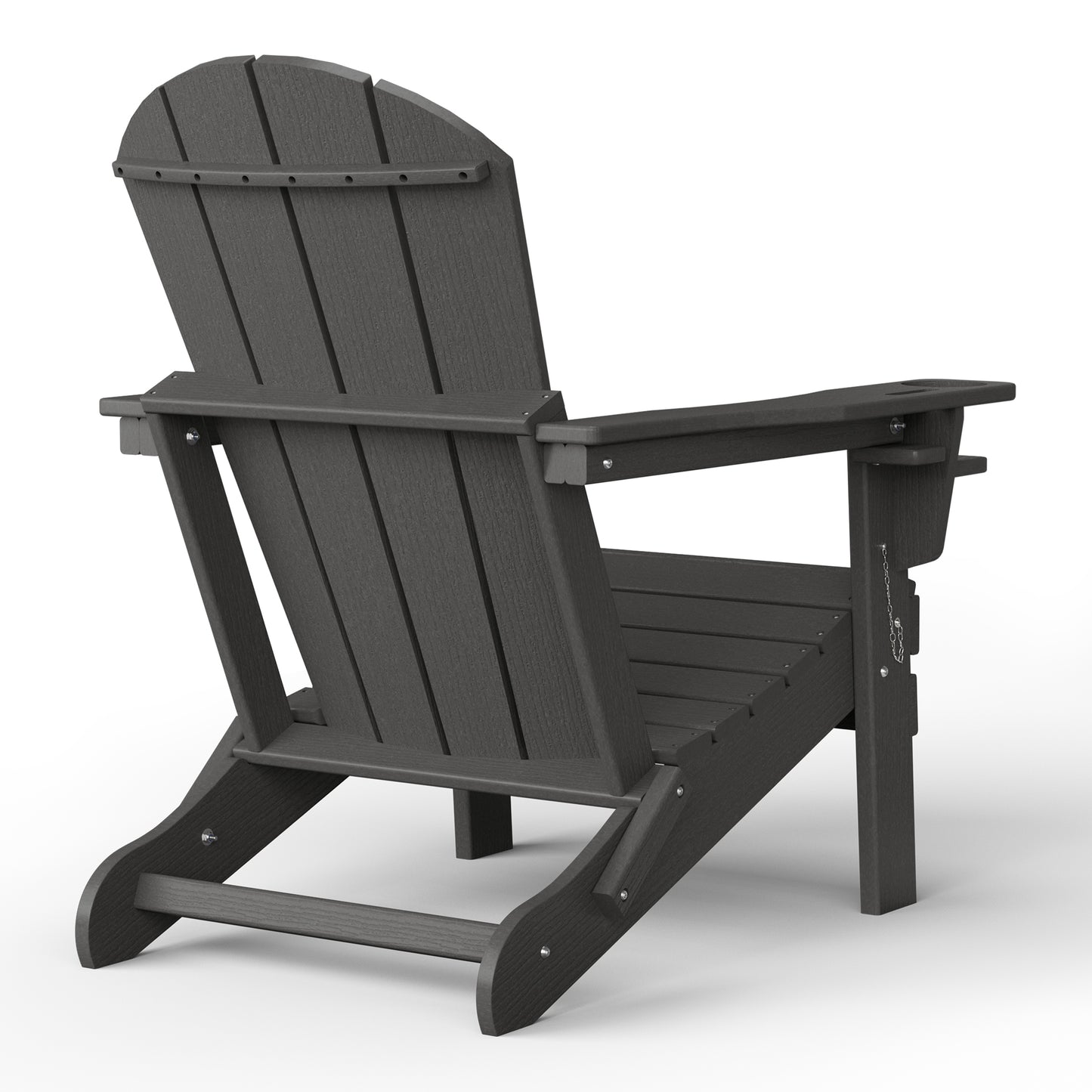 Chatham All-Weather Outdoor Folding Adirondack Chair with Cup Holder