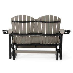 Adirondack 52“ Glider With Cup Holder