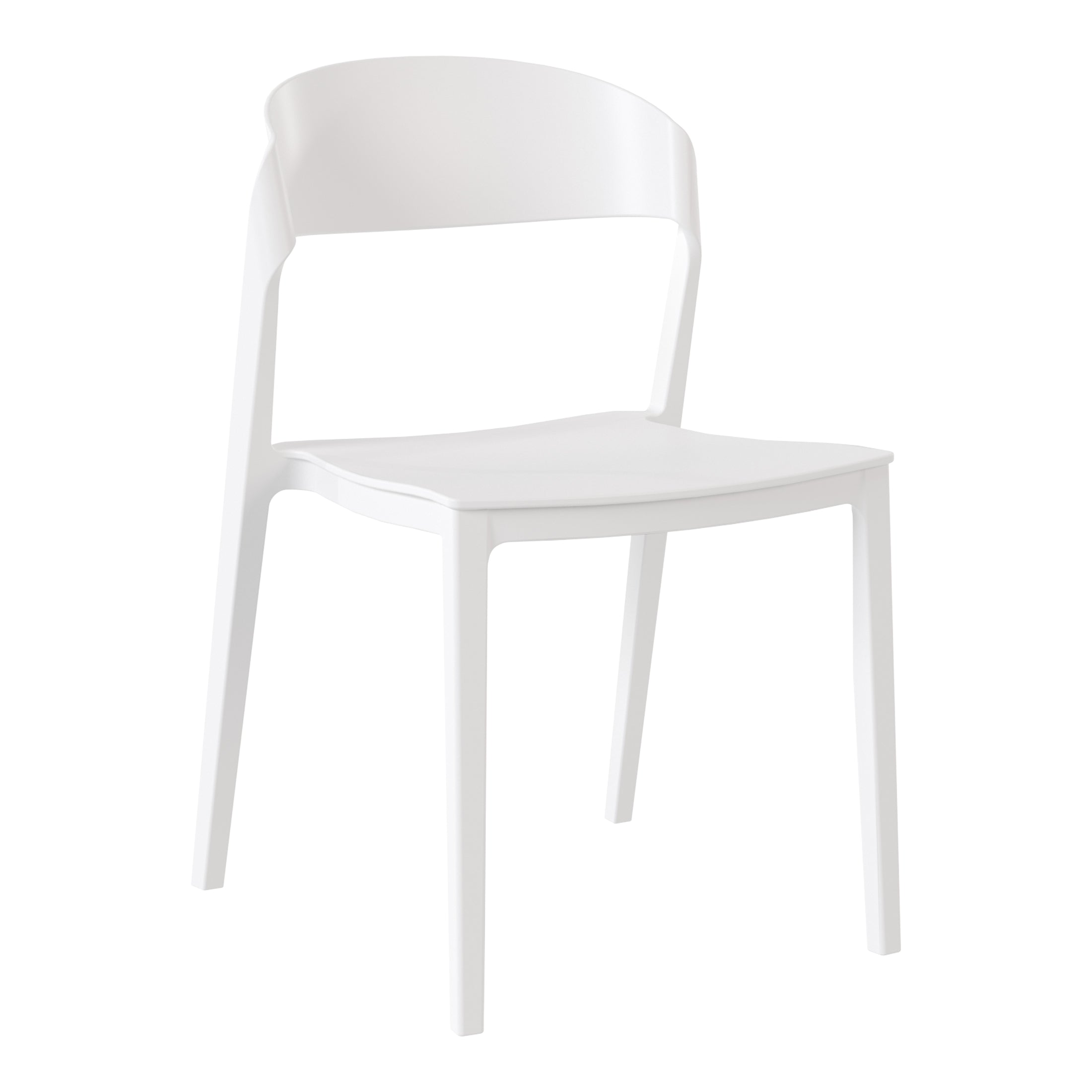 Patio Stacking Dining Side Chair (Set of 2)