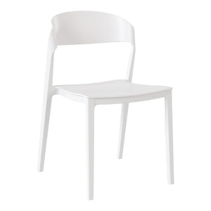 Patio Stacking Dining Side Chair (Set of 2)