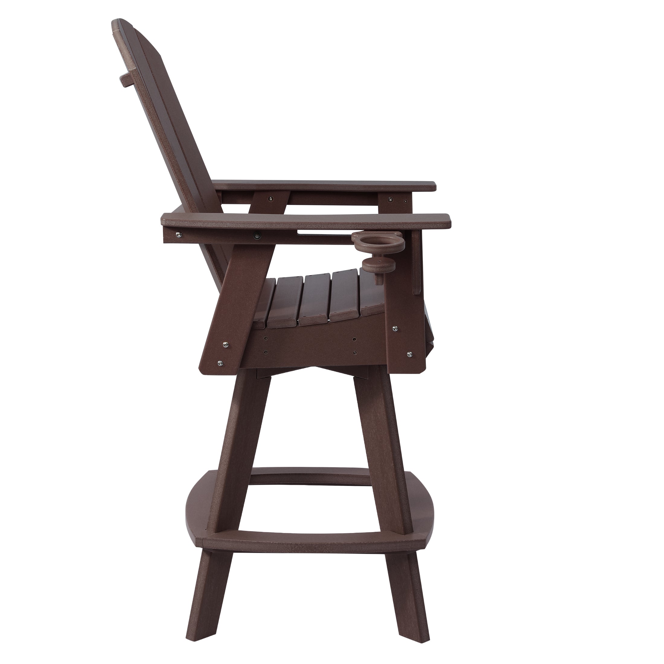 Chatham Adirondack Swivel Bar Chair with Cup Holder