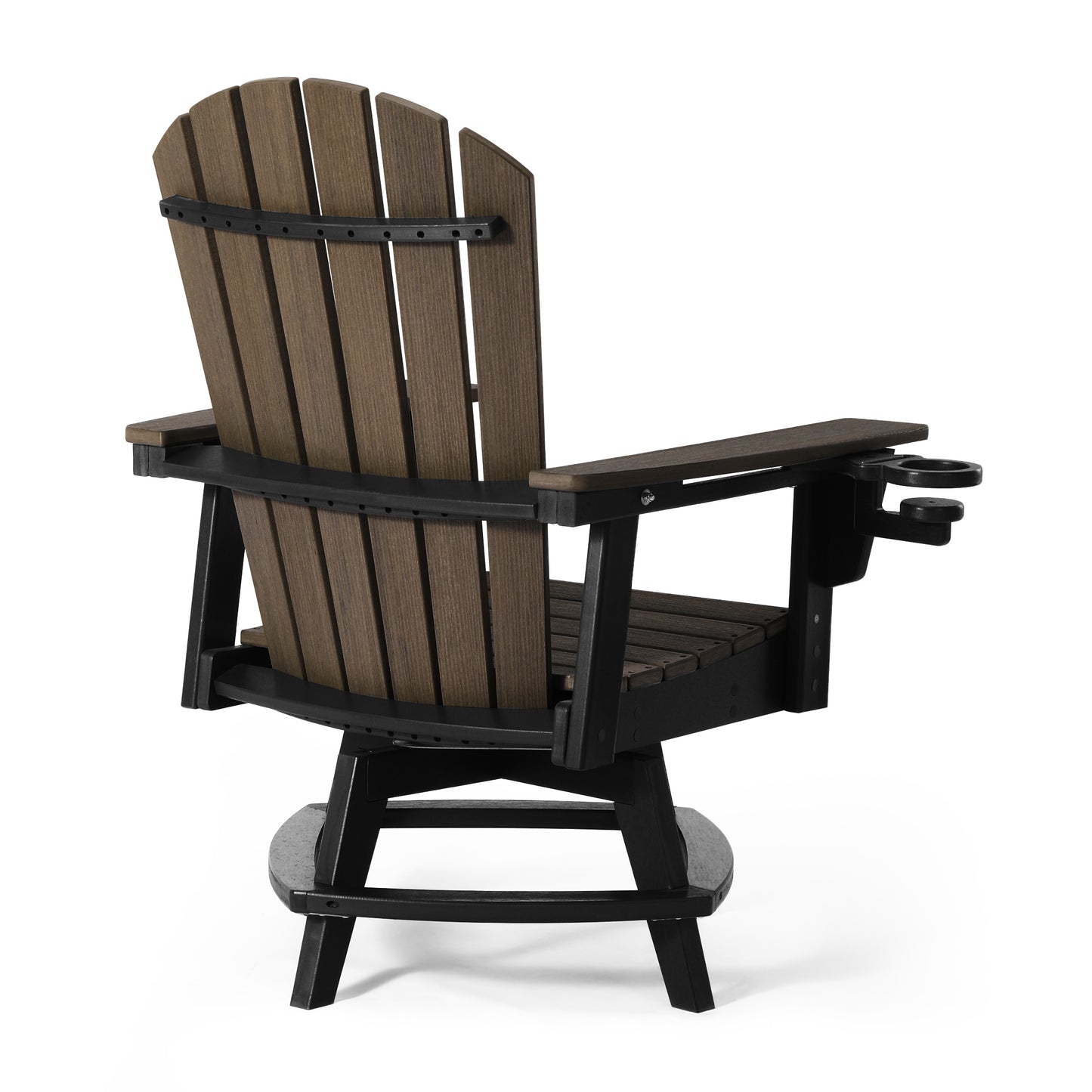 Heritage Ridge Adirondack Swivel Dining Chair With Cup Holder