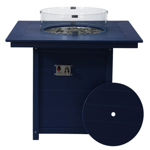 Sedona Square 42" Counter Fire Pit Table