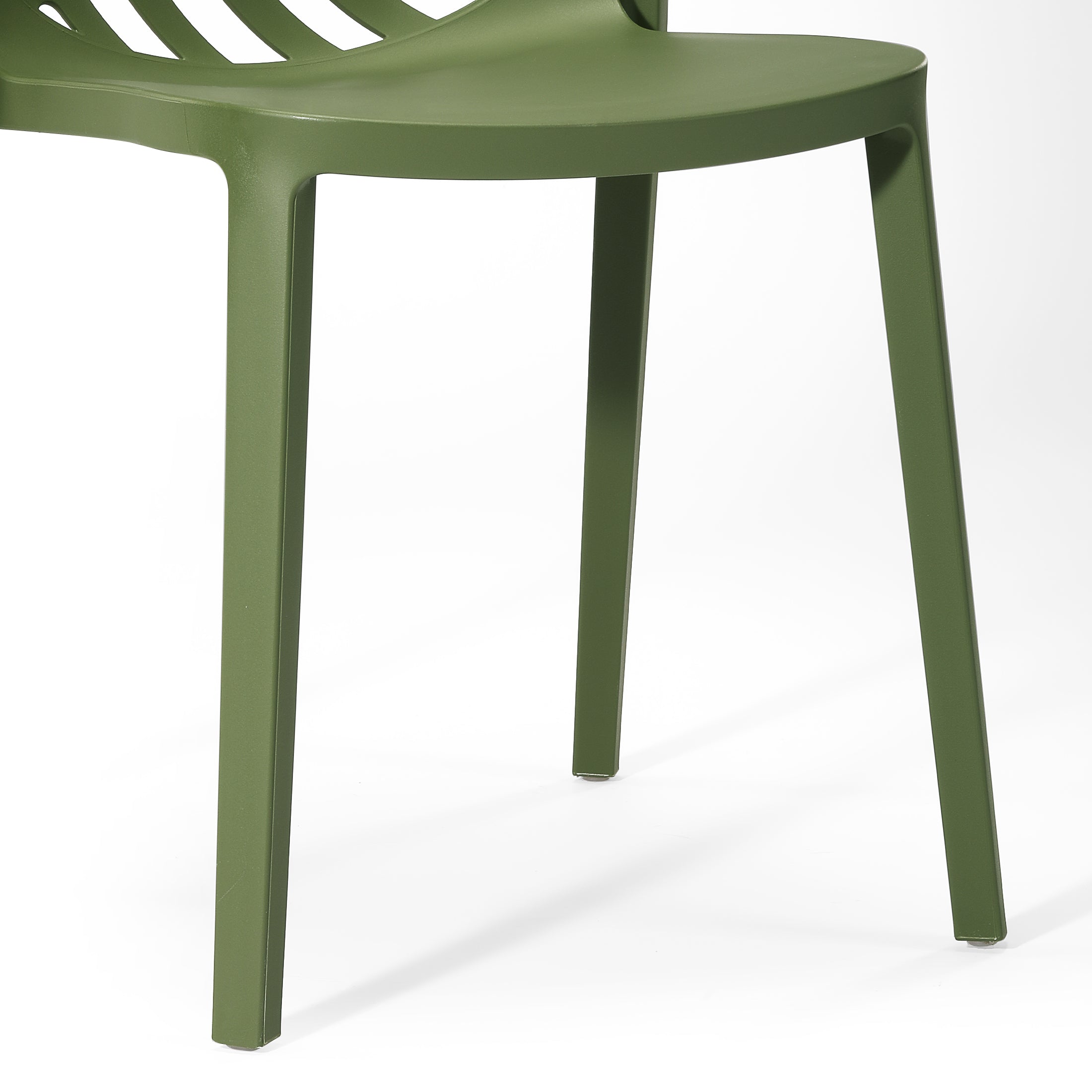 Patio Stacking Dining Side Chair (Set of 2)