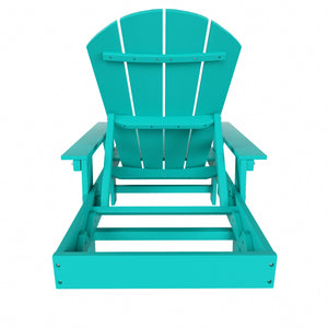 Chatham All-Weather Outdoor Adirondack Reclining Sun Lounger With Arms Rests & Wheels