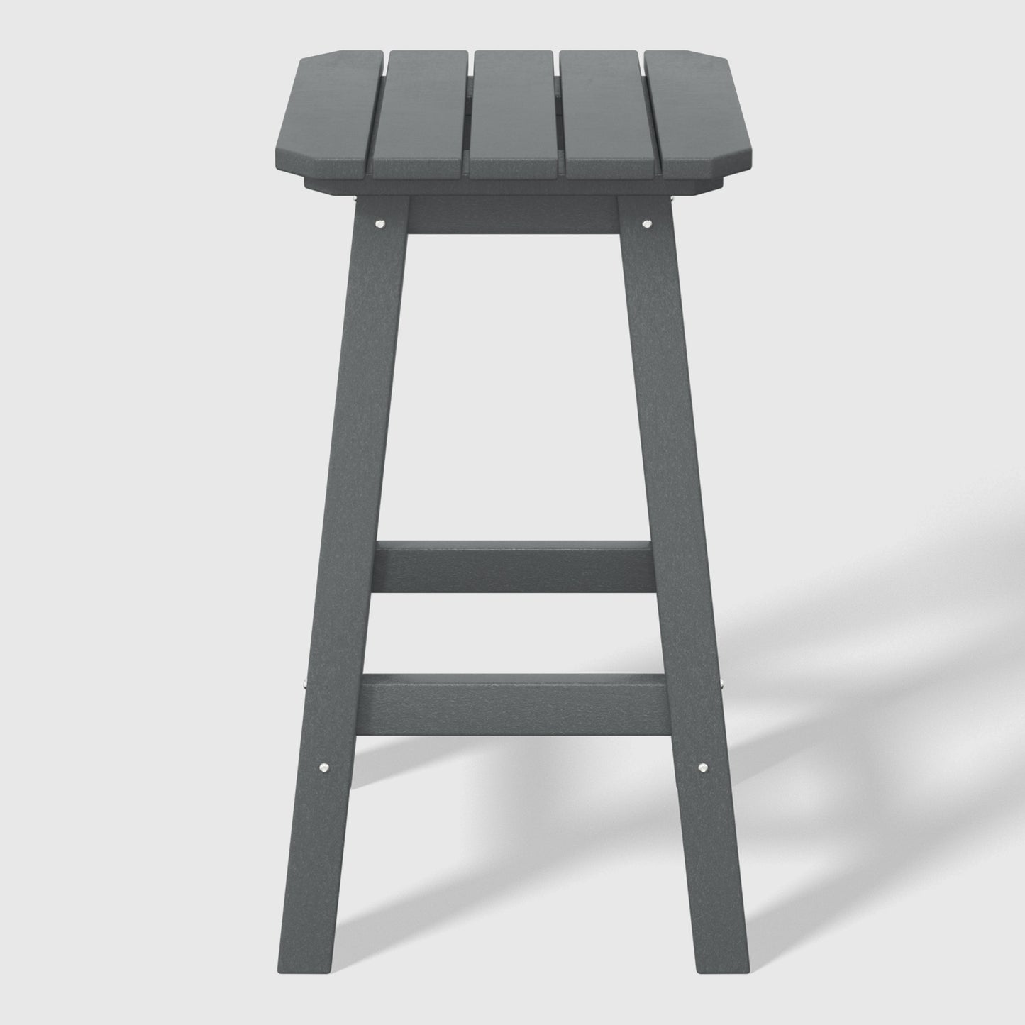 Stockholm  All-Weather Outdoor Square Counter Stool (24" Seat Height)