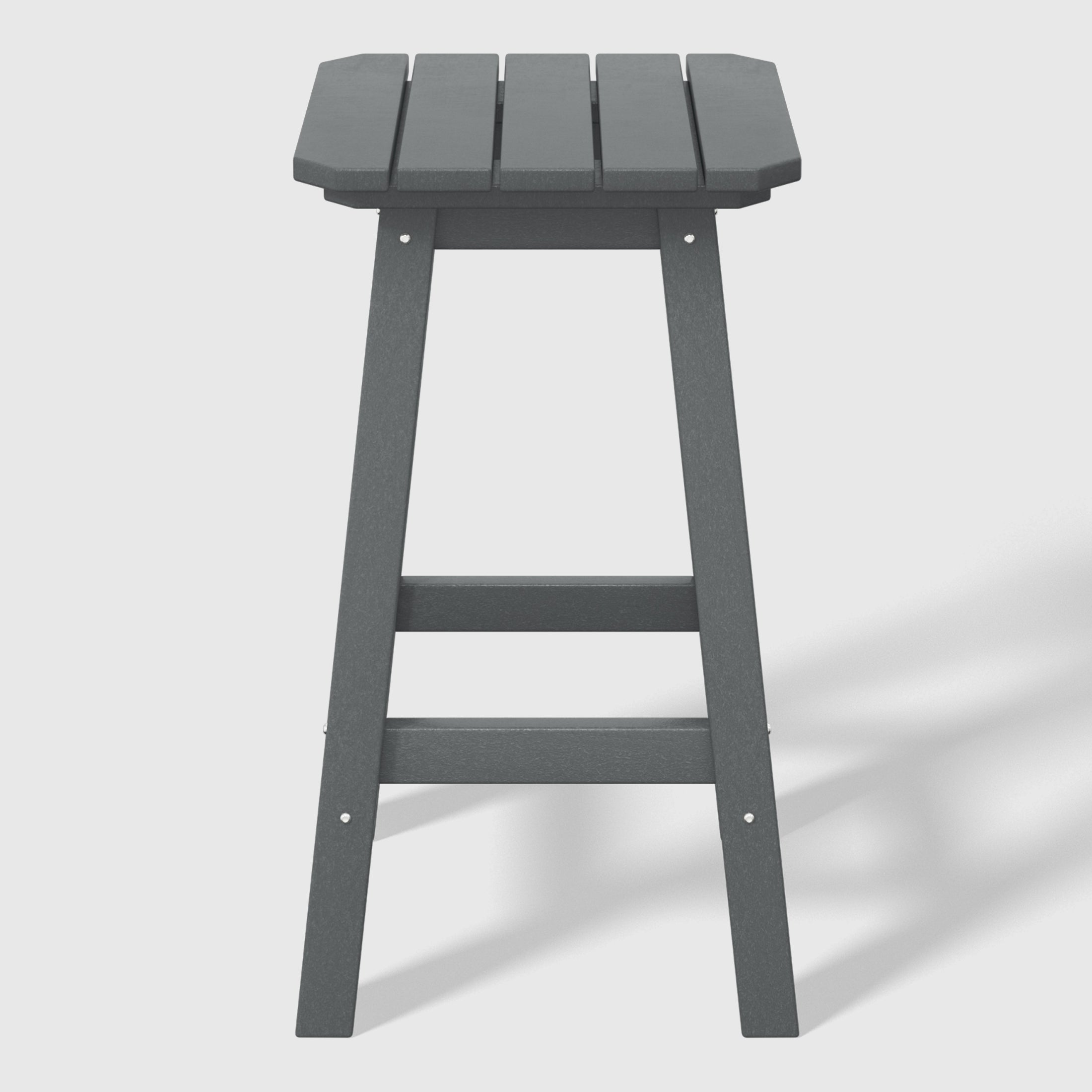 Stockholm  All-Weather Outdoor Square Counter Stool (24" Seat Height)
