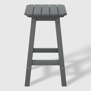 Stockholm  All-Weather Outdoor Square Counter Stool (24" Seat Height)