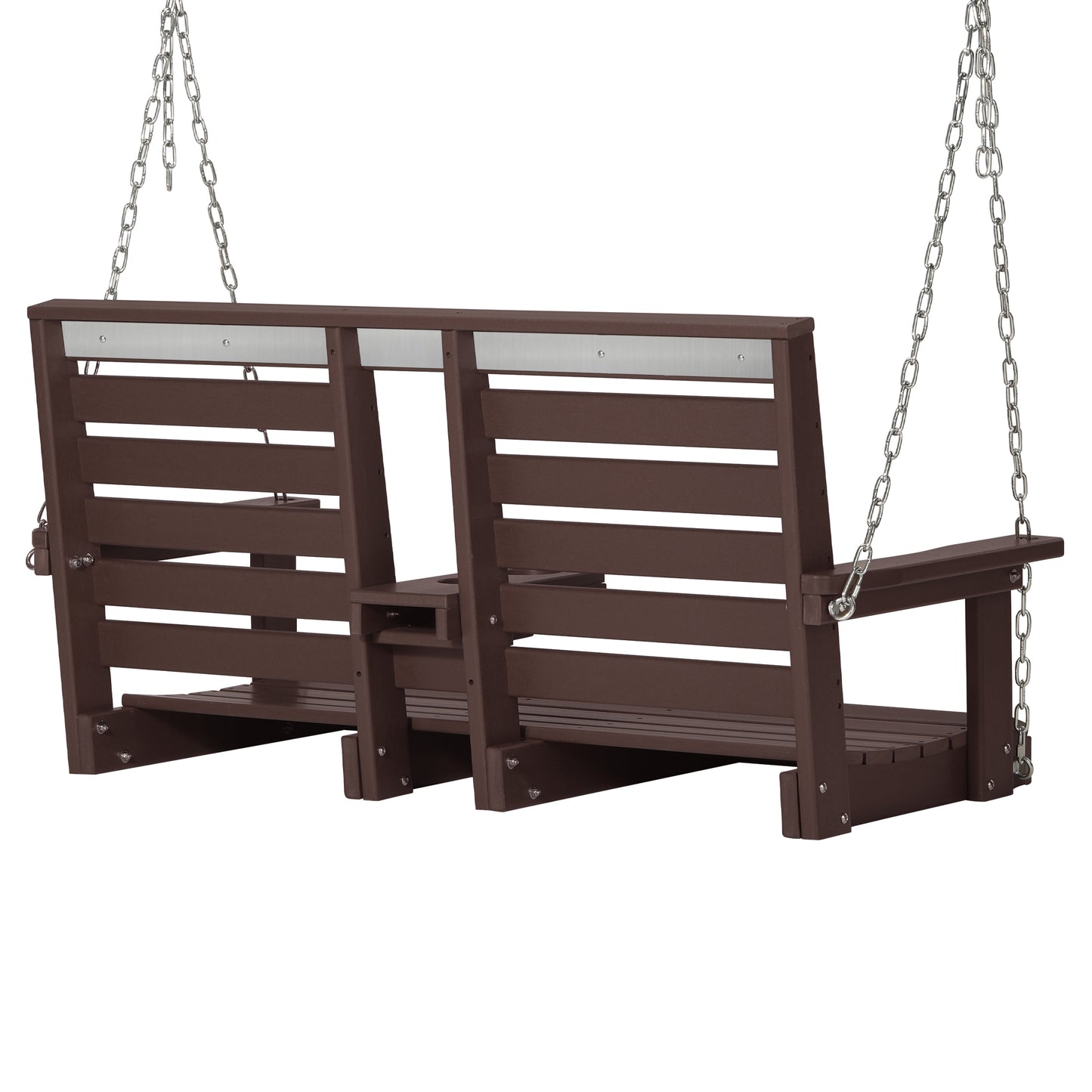 Charleston 54" Porch Swing with Folding Cup Holder
