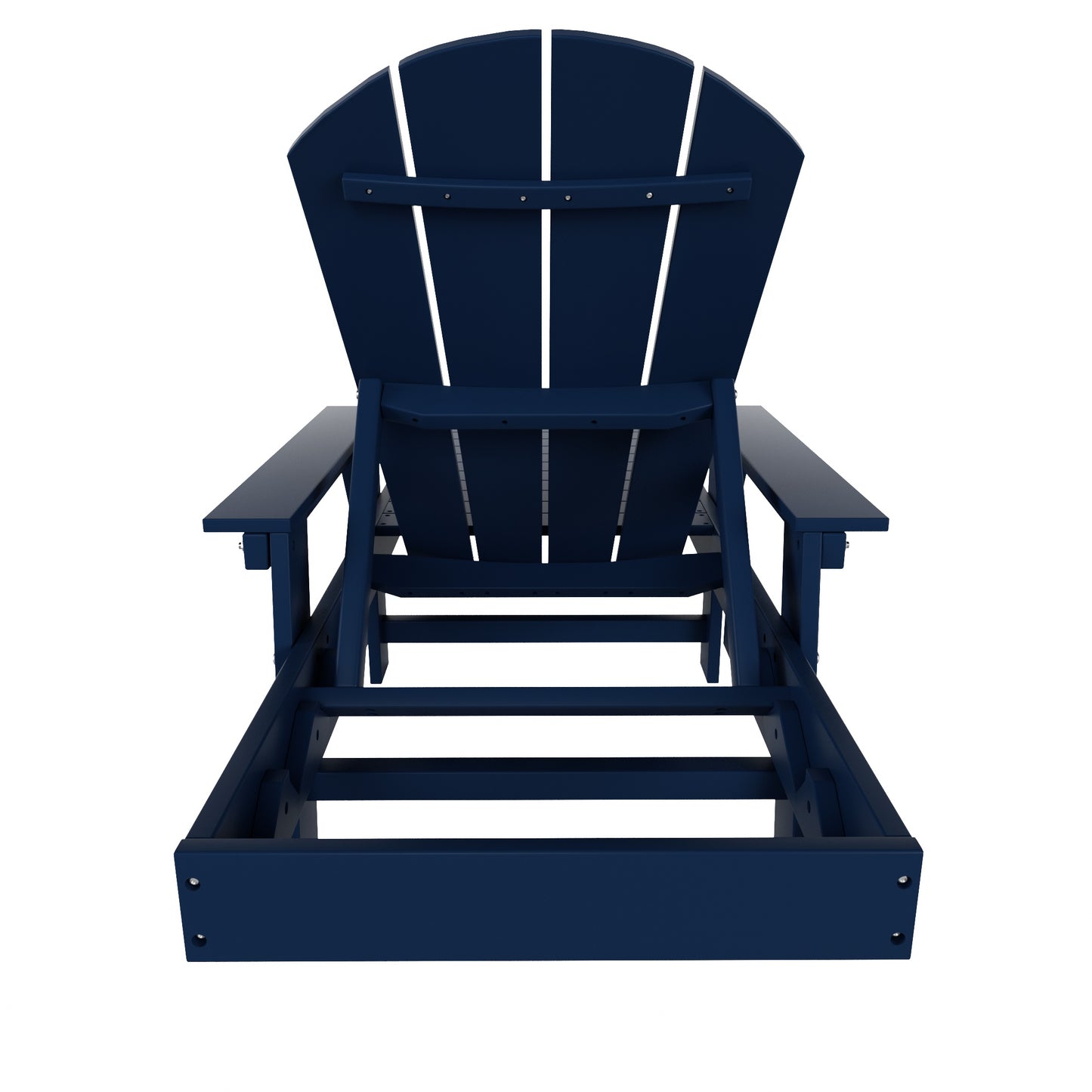 Chatham All-Weather Outdoor Adirondack Reclining Sun Lounger With Arms Rests & Wheels