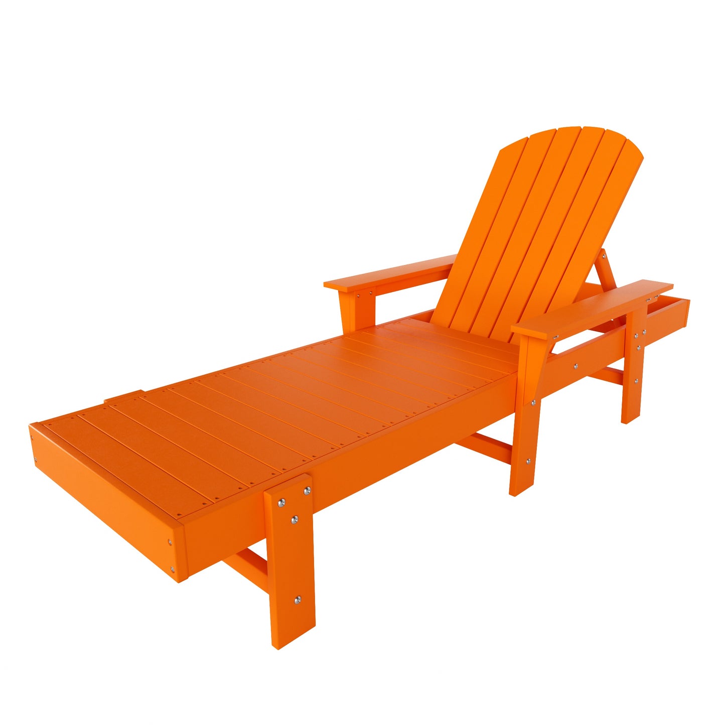 Westport Classic All-Weather Outdoor Adirondack Reclining Sun Lounger With Arms Rests