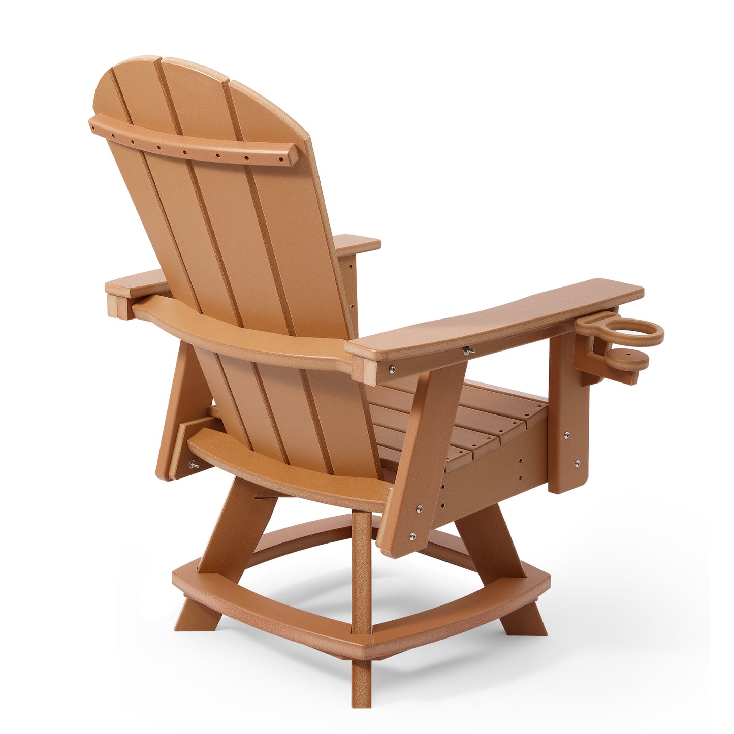 Adirondack Swivel Dining Chair with Cup Holder With Cup Holder