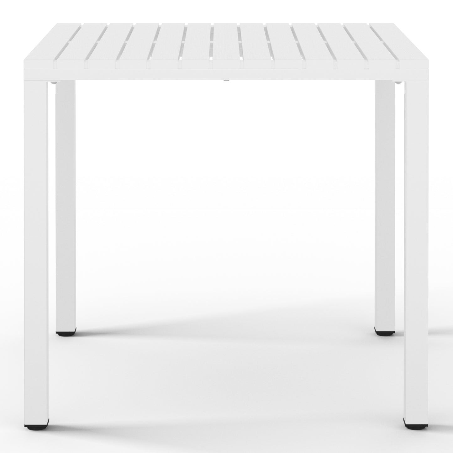 Polyform 31.5" Square Dining Table with Metal Frame