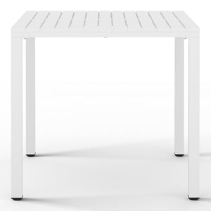 Polyform 31.5" Square Dining Table with Metal Frame