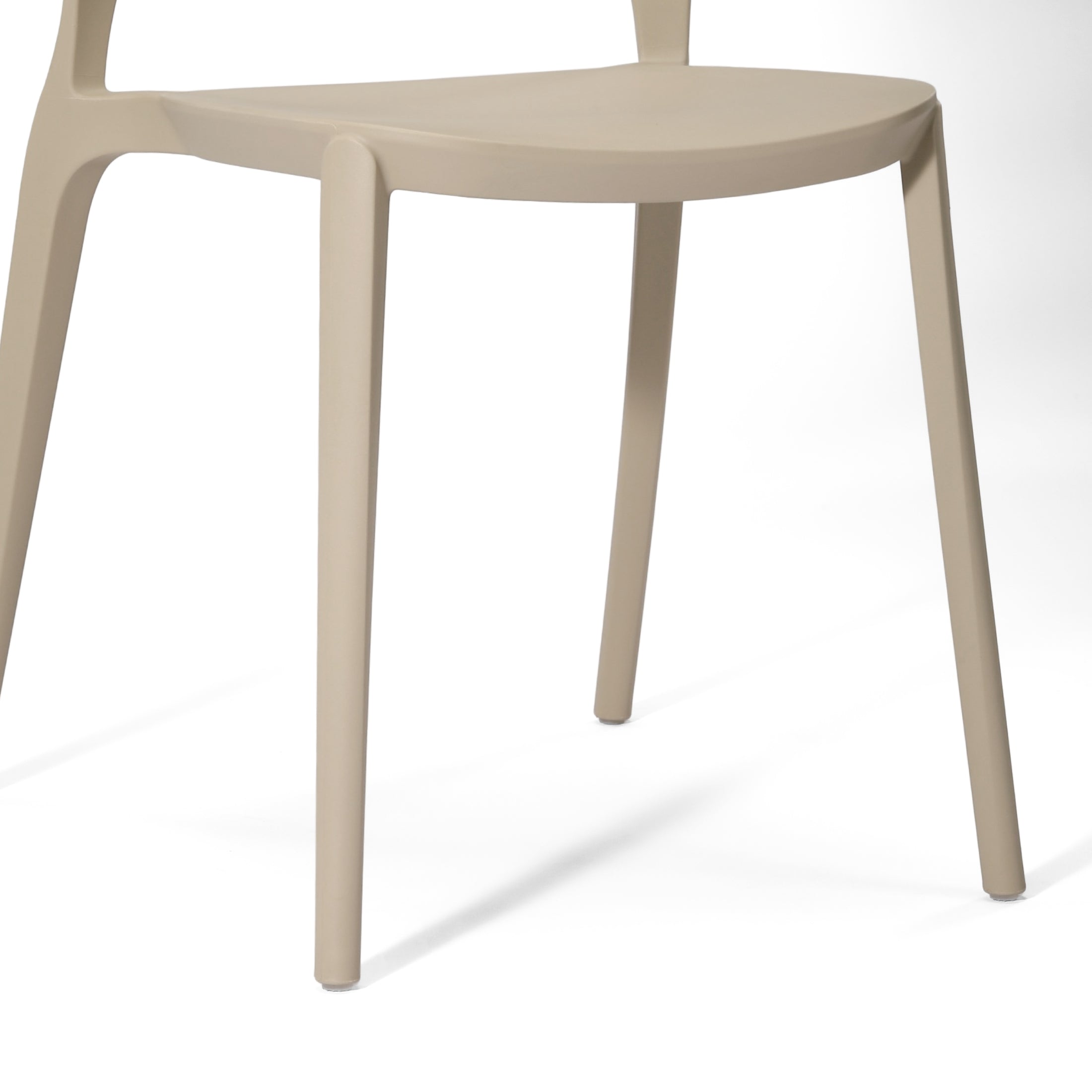 Patio Stacking Dining Side Chair (Set of 2)