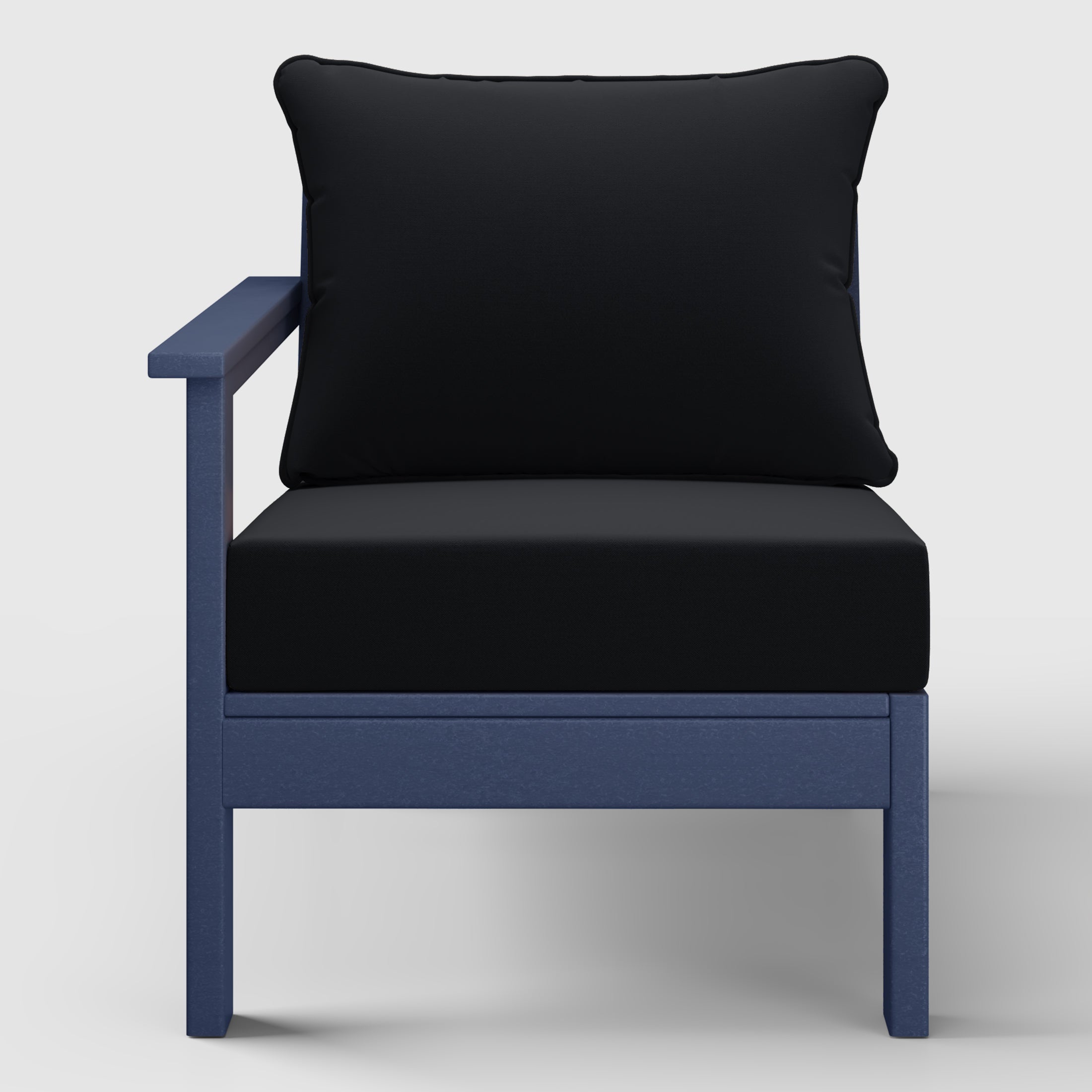 Scottsdale All-Weather Outdoor Modular Deep Seating Left Arm Chair (with Optional Cushions)