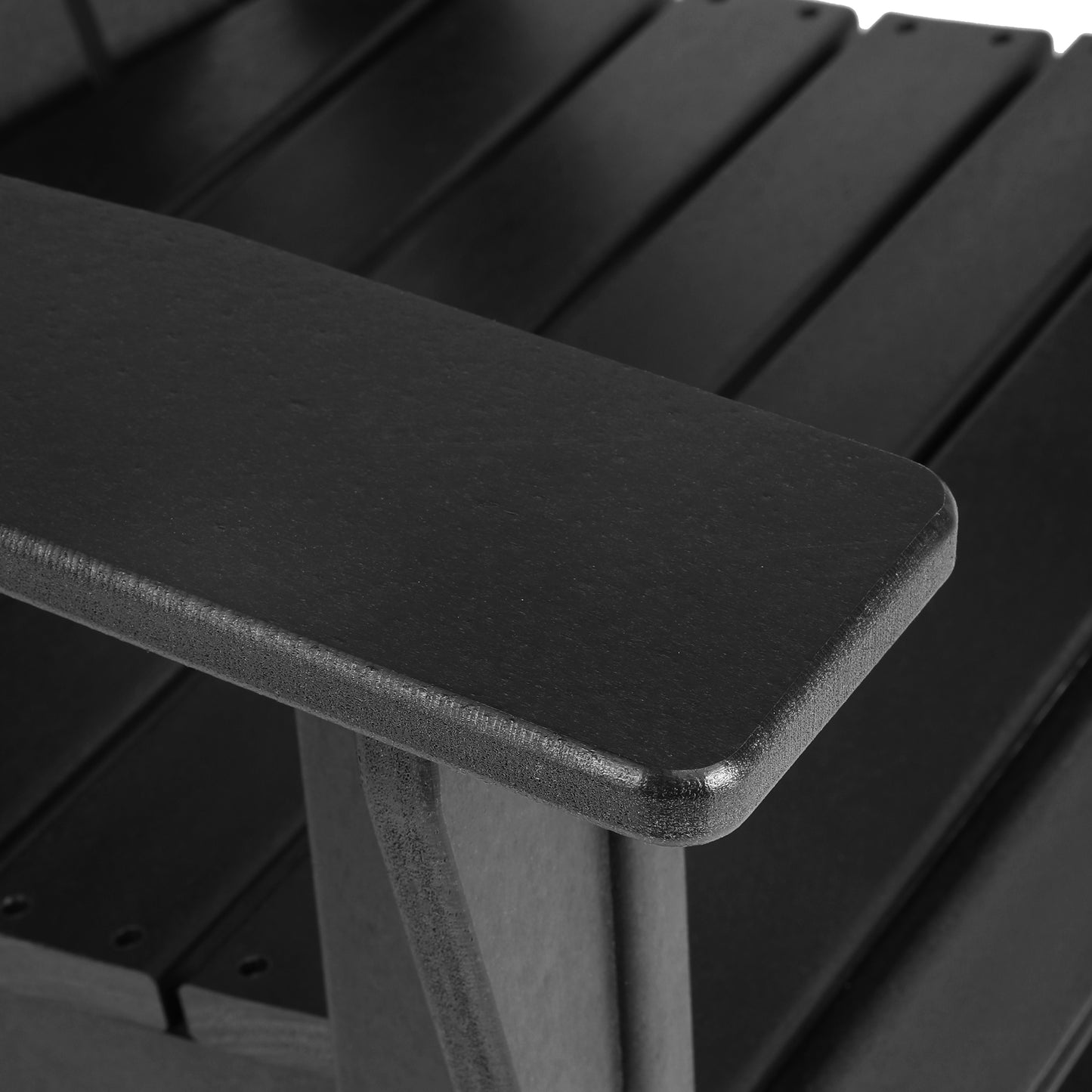 Malibu Modern All-Weather Outdoor Contoured Adirondack Dining Chair