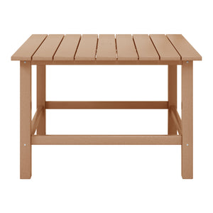 Tiny Terraces Kids' All-Weather Outdoor Square Dining Table (31" Top)