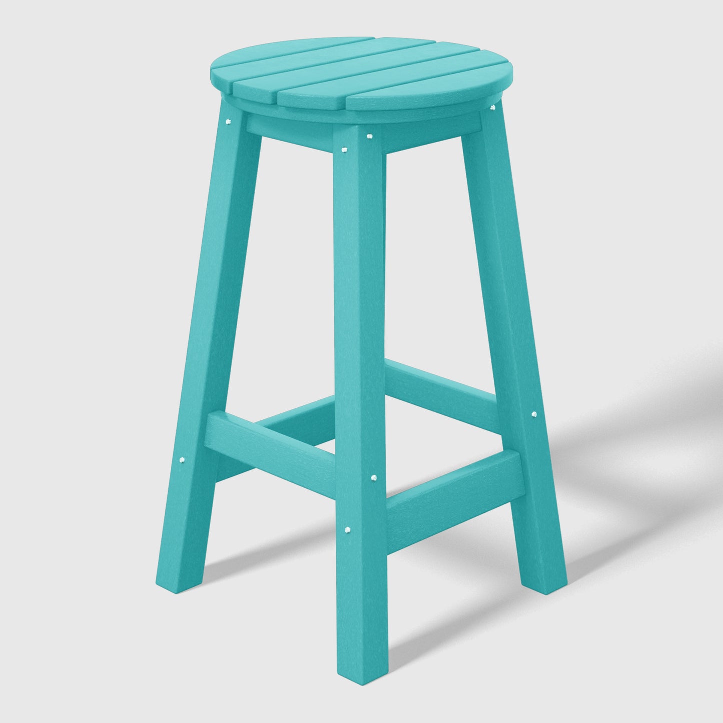 Stockholm All-Weather Outdoor Round Counter Stool (24" Height)