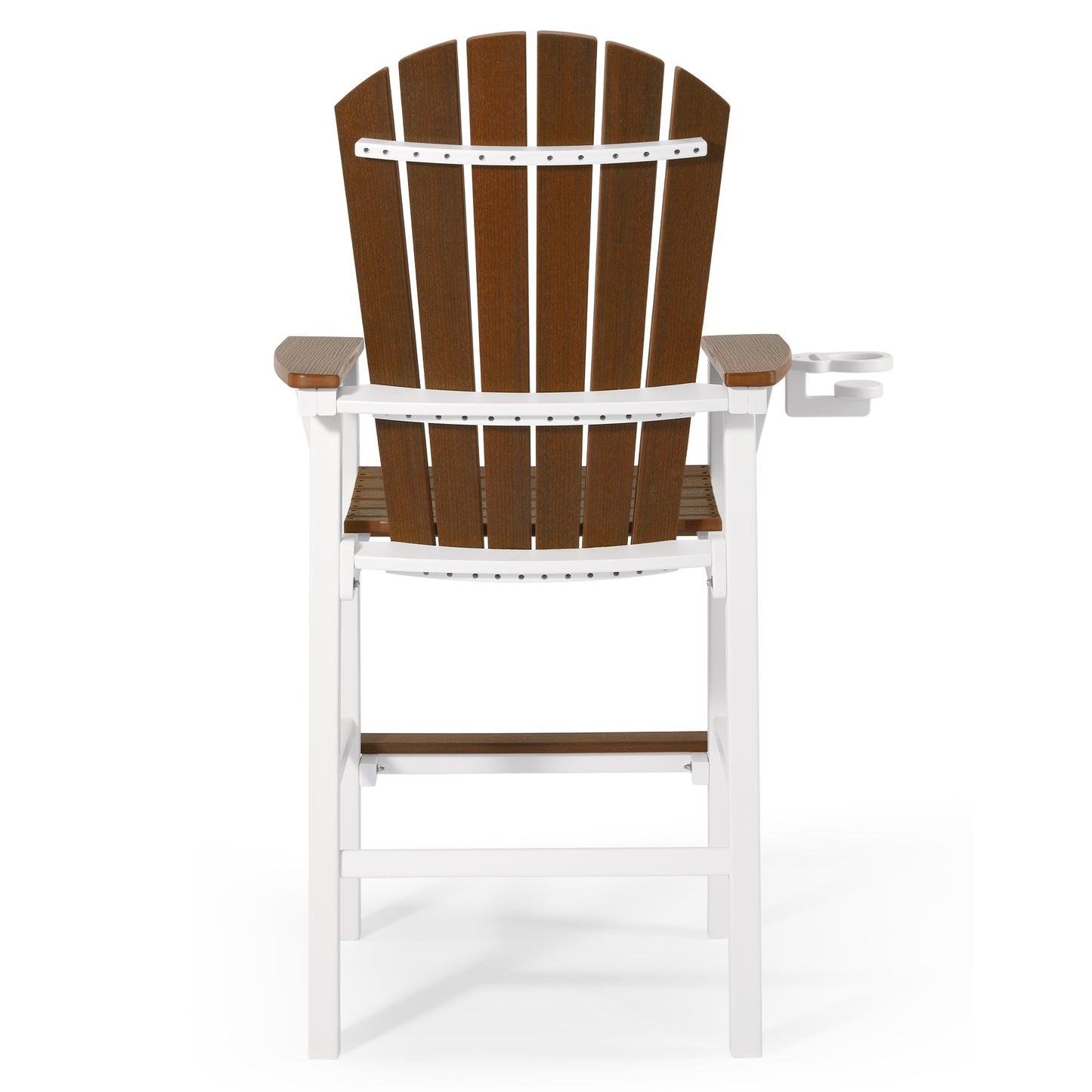Heritage Ridge Adirondack Bar Chair With Cup Holder