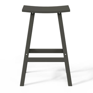Stockholm All-Weather Outdoor Saddle Bar Stool (29" Height)