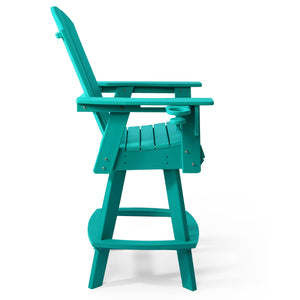 Chatham Adirondack Swivel Bar Chair with Cup Holder