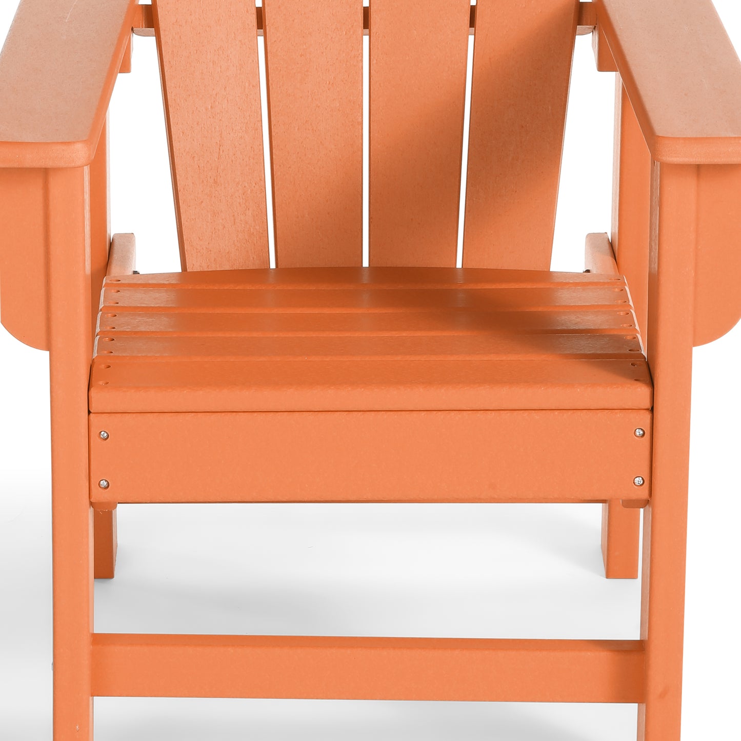 Tiny Terraces Kids' All-Weather Outdoor Poly Adirondack Chair
