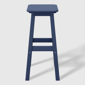 Stockholm All-Weather Outdoor Square Bar Stool (29" Height)