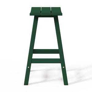 Stockholm All-Weather Outdoor Saddle Counter Stool (24" Height)