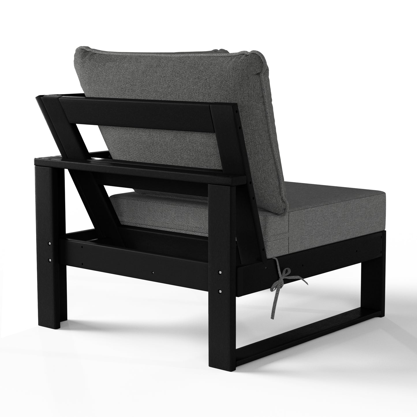 Signature All-Weather Outdoor Modular Patio Deep Seating Corner Chair (Corner Sectional Seat)