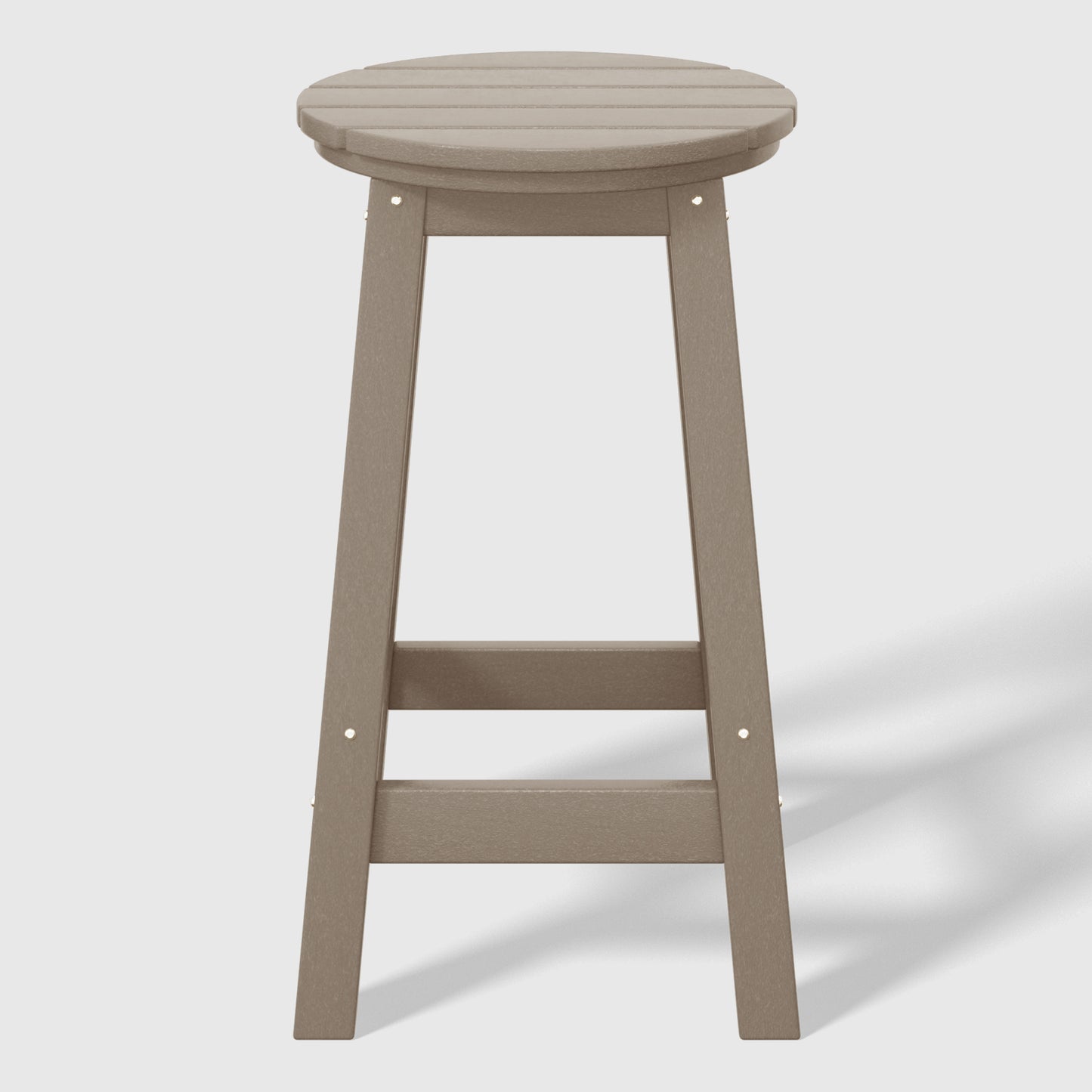Stockholm All-Weather Outdoor Round Counter Stool (24" Height)