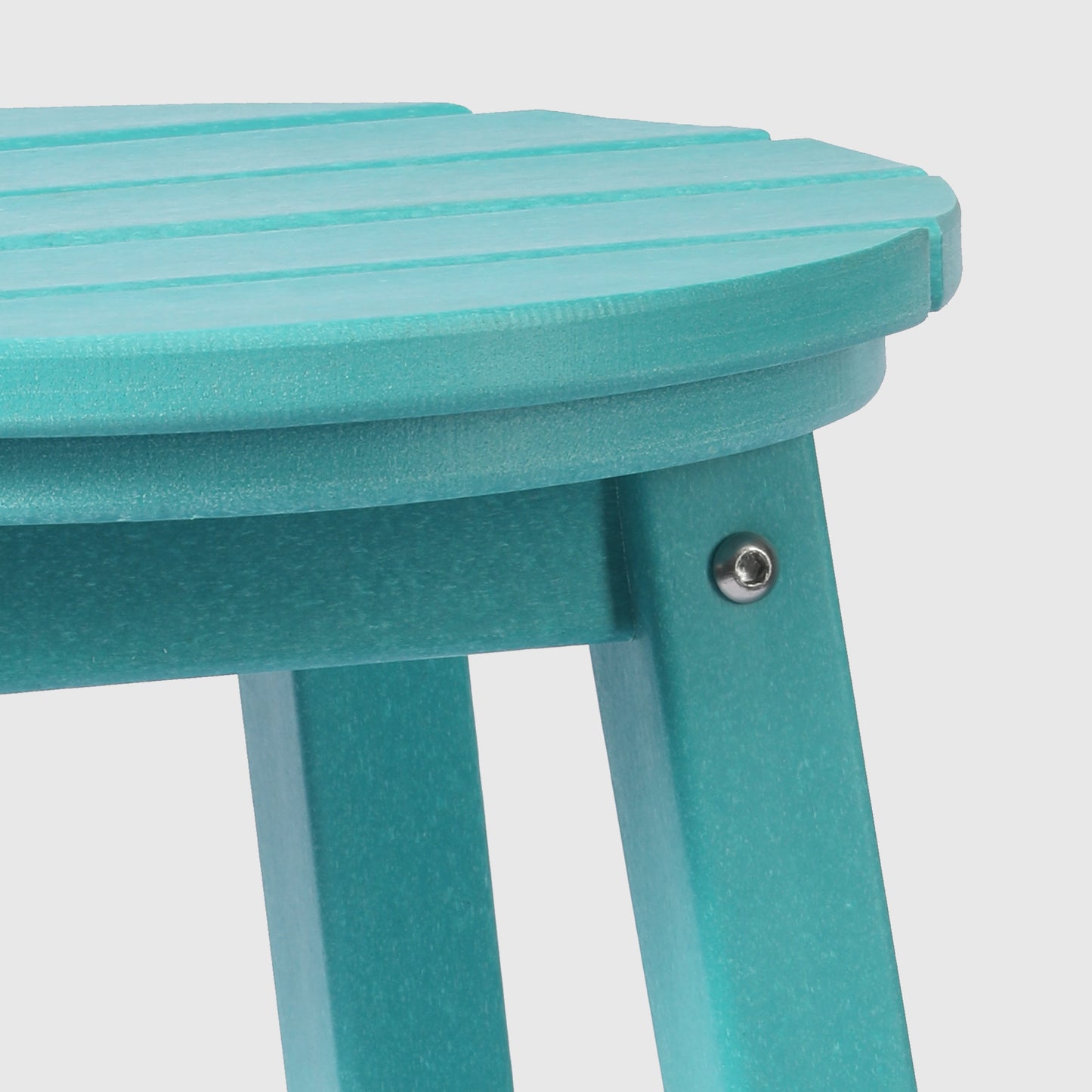 Stockholm All-Weather Outdoor Round Bar Stool (29" Height)