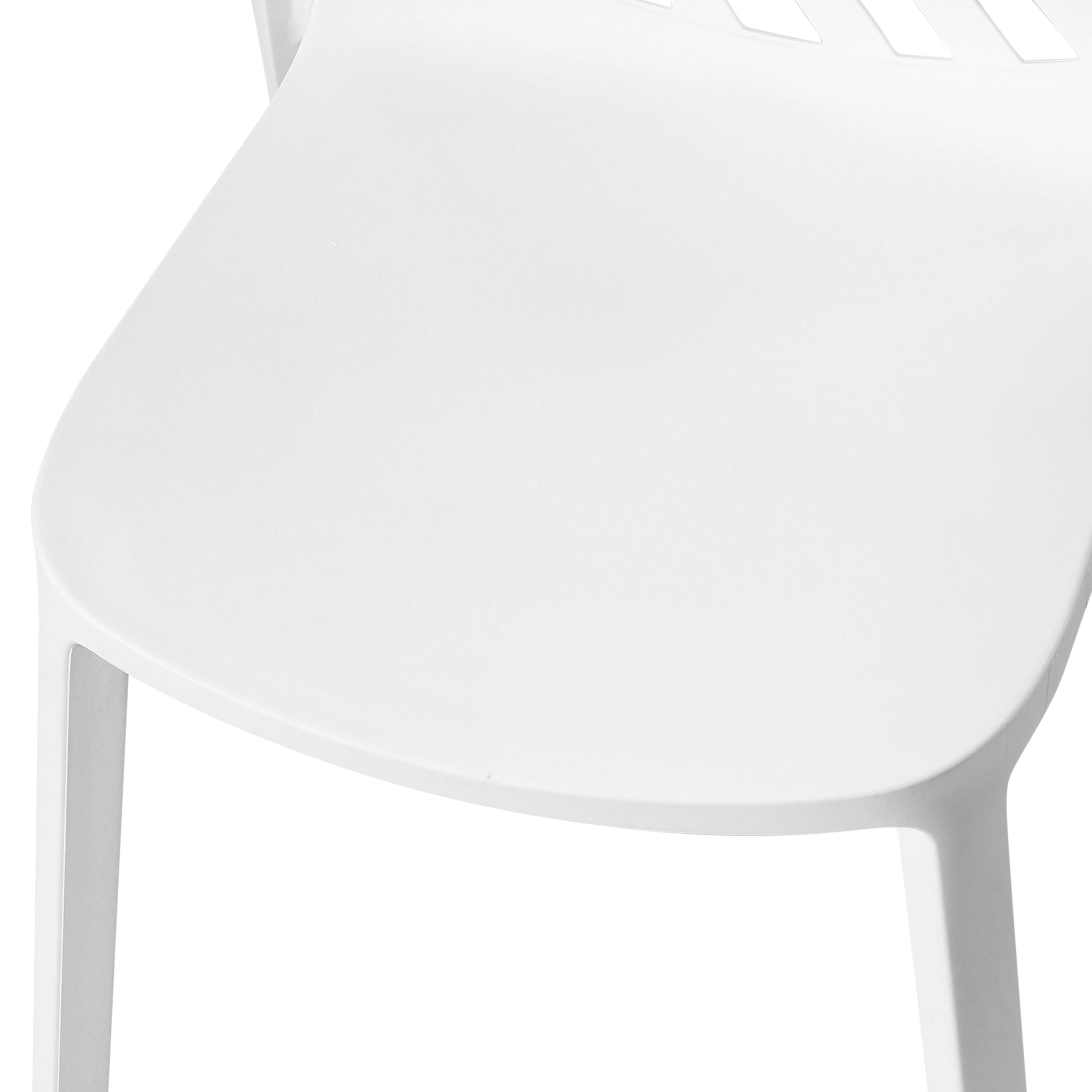 Patio Stacking Dining Side Chair (Set of 2)