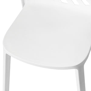 Patio Stacking Dining Side Chair (Set of 2)