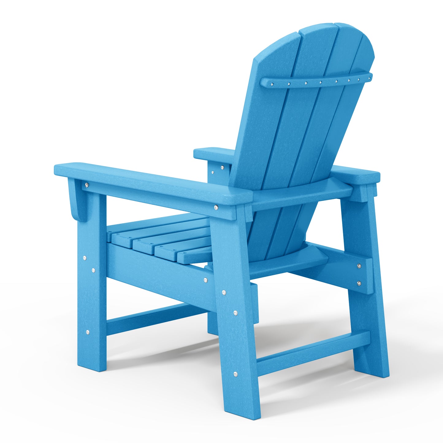 Tiny Terraces Kids' All-Weather Outdoor Poly Adirondack Chair