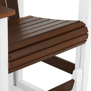 Adirondack Counter Glider With Cup Holder