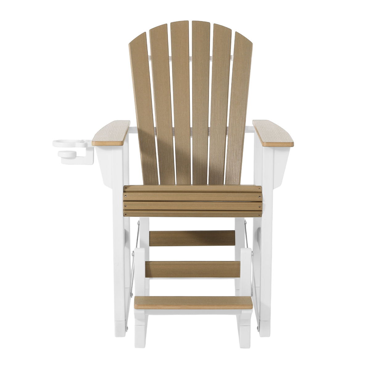 Adirondack Counter Glider With Cup Holder