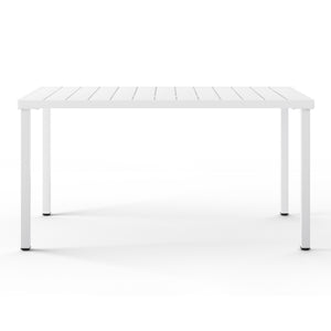Polyform 59" x 35.4" Steel Rectangular Dining Table
