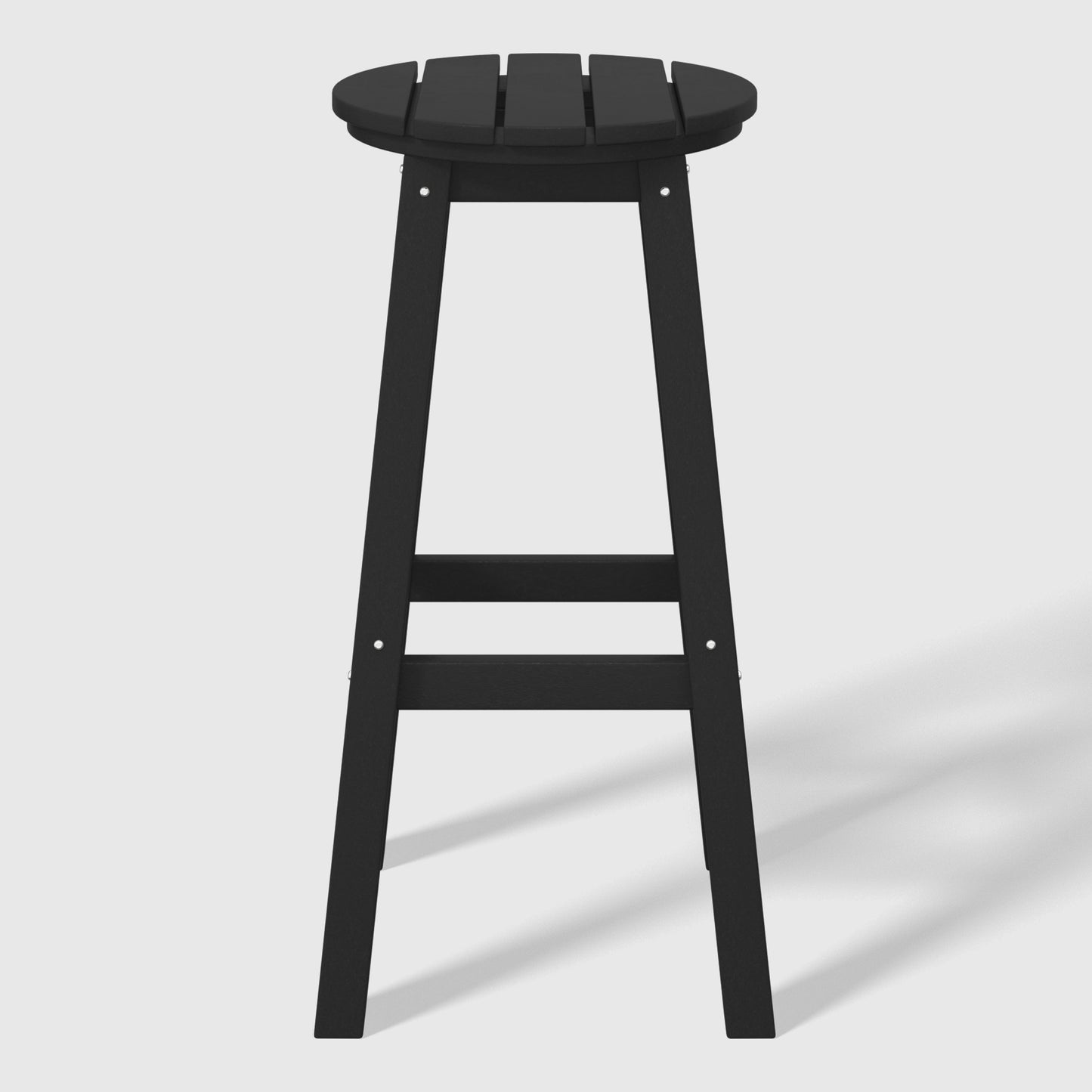 Stockholm All-Weather Outdoor Round Bar Stool (29" Height)