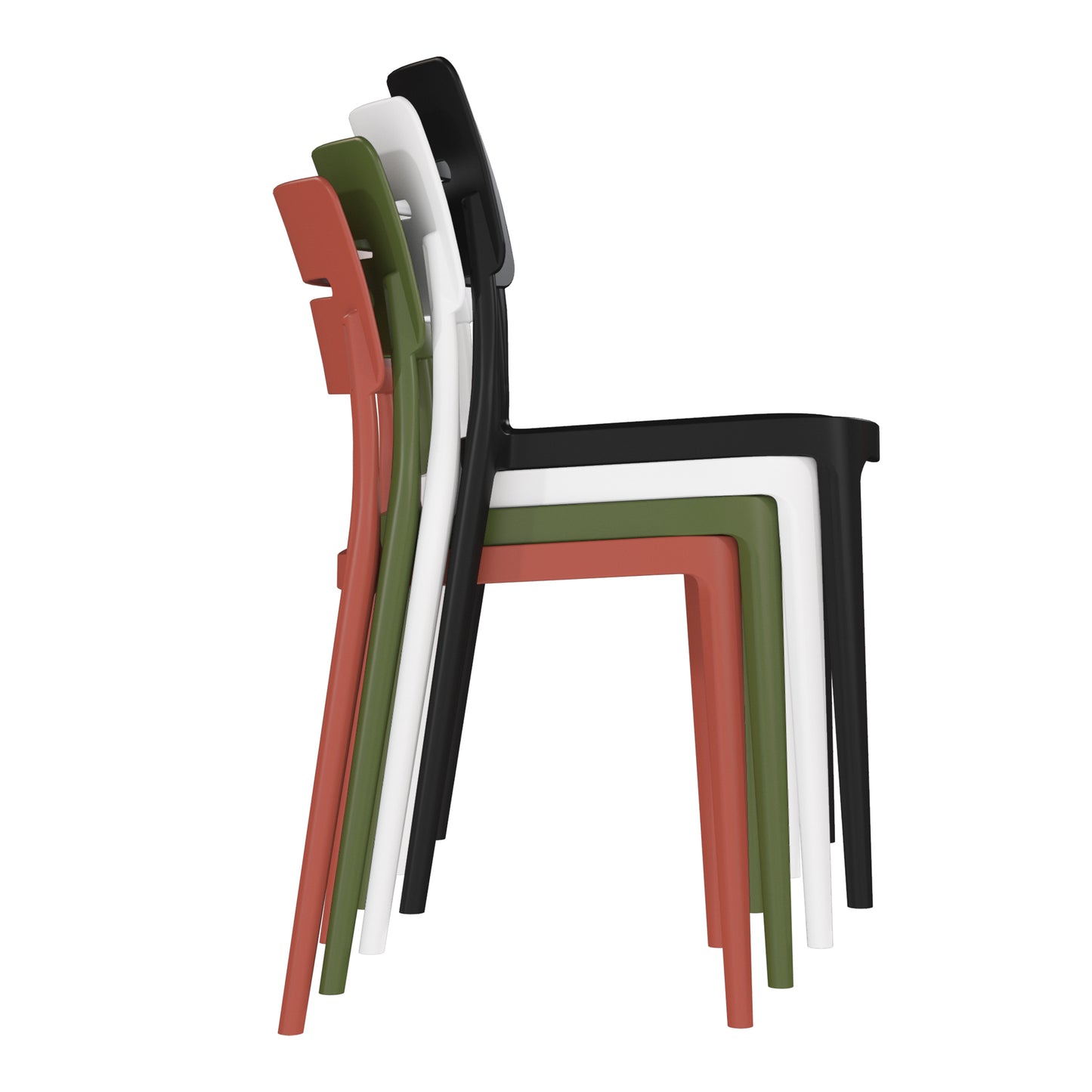 Polyform Stacking Dining Side Chair (Set of 4)