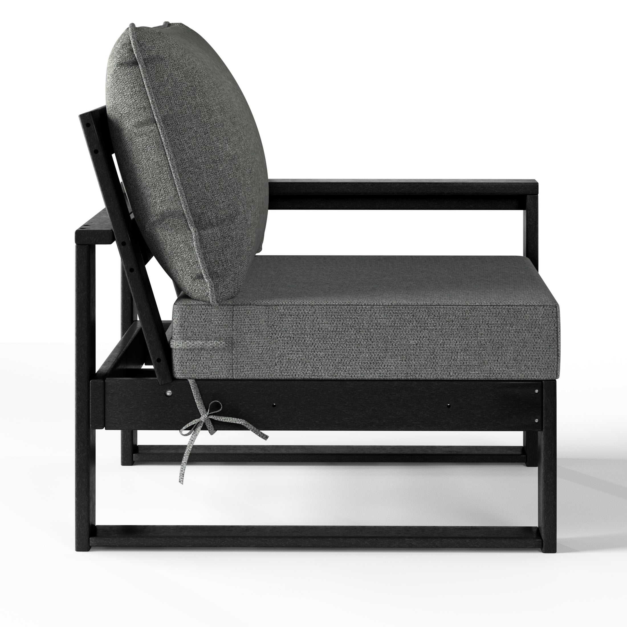 Signature All-Weather Outdoor Modular Patio Deep Seating Right Arm Chair (Right Arm Sectional Seat)