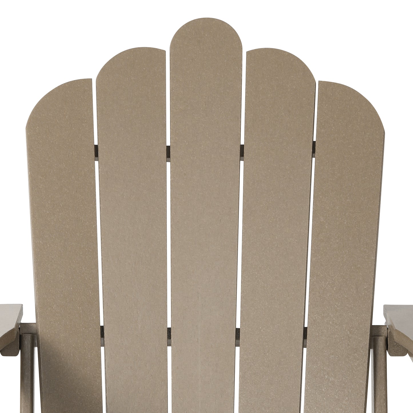 Tahoe All-Weather Outdoor Poly Adirondack Chair with Retractable Cup Holder