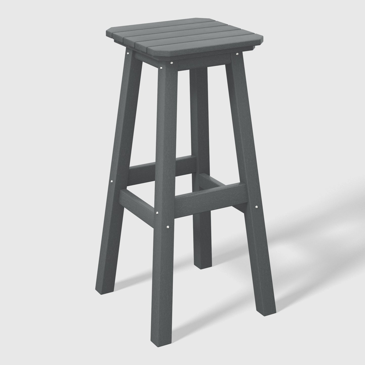 Stockholm All-Weather Outdoor Square Bar Stool (29" Height)