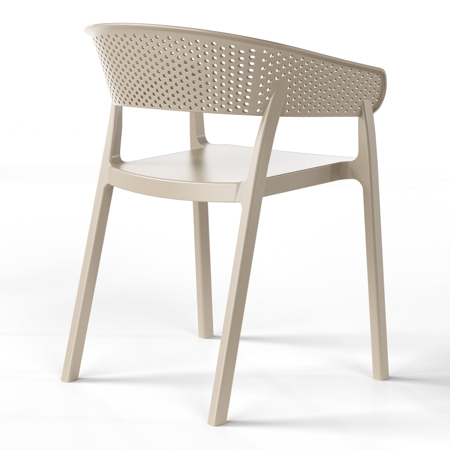 Polyform Stacking Dining Arm Chair (Set of 2)