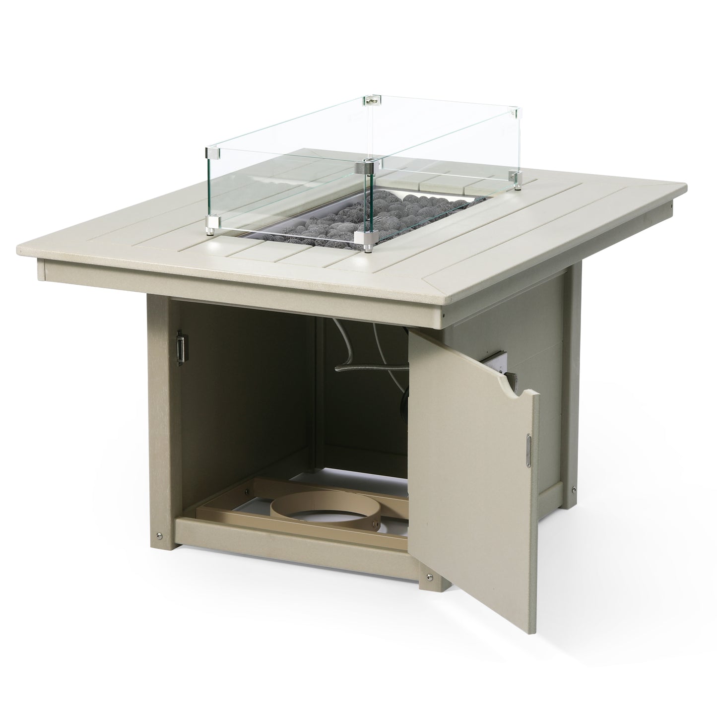 Sedona Rectangular 34" X 46" Fire Pit Table